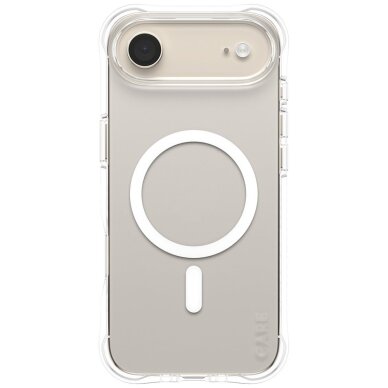 iPhone Air dėklas CARE by PanzerGlass Fashionable Samba, su balta MagSafe – skaidrus 1