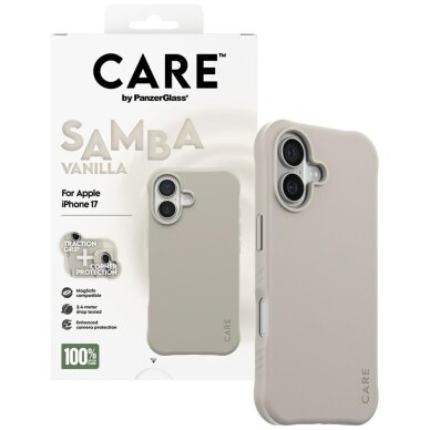 iPhone 17 dėklas CARE by PanzerGlass Fashionable Samba MagSafe – pilkas 3 iPhone 17 dėklas CARE by PanzerGlass Fashionable Samba MagSafe – pilkas 3