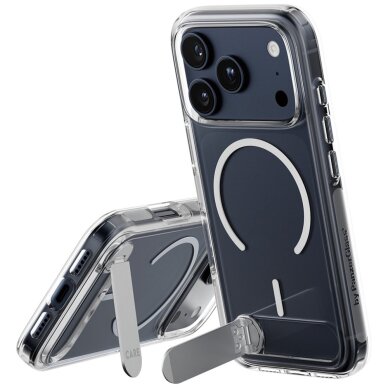 iPhone 17 Pro CARE by PanzerGlass Feature dėklas su atrama ir MagSafe – skaidrus 1 iPhone 17 Pro CARE by PanzerGlass Feature dėklas su atrama ir MagSafe – skaidrus 1