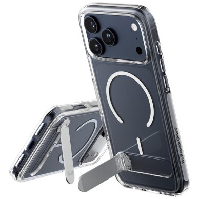iPhone 17 Pro Max dėklas CARE by PanzerGlass Feature su atrama, MagSafe – skaidrus 1 iPhone 17 Pro Max dėklas CARE by PanzerGlass Feature su atrama, MagSafe – skaidrus 1