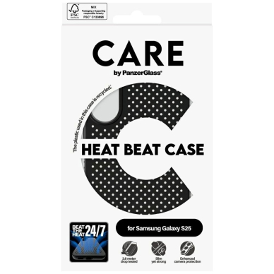 CARE by PanzerGlass Feature Heat Beat Dėklas Samsung Galaxy S25 - Juodas 3 CARE by PanzerGlass Feature Heat Beat Dėklas Samsung Galaxy S25 - Juodas 3