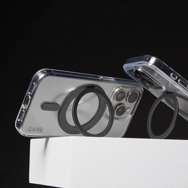 iPhone 16 Plus – CARE by PanzerGlass Feature Kickstand dėklas 6.7" - Juodas/Juodas MagSafe 1323 3 iPhone 16 Plus – CARE by PanzerGlass Feature Kickstand dėklas 6.7" - Juodas/Juodas MagSafe 1323 3