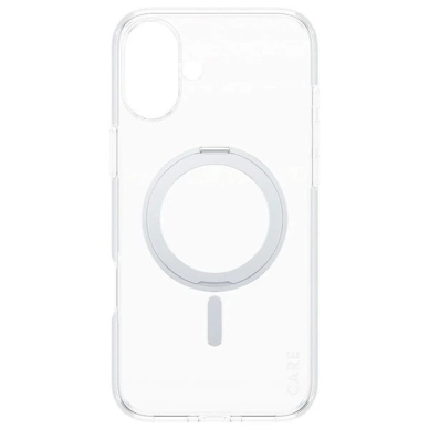 iPhone 16 Plus – CARE by PanzerGlass Feature Kickstand dėklas 6.7" - Sidabrinis/Sidabrinis MagSafe 1327 2