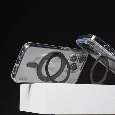 iPhone 16 Pro – CARE by PanzerGlass Feature Kickstand dėklas 6.3" - Juodas/Juodas MagSafe 1322 3