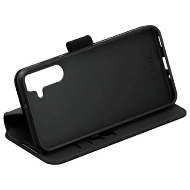 Samsung Galaxy A16 / A16 5G CARE by PanzerGlass Feature Kickstand Wallet dėklas - juodas 1