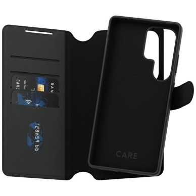 CARE by PanzerGlass Feature Tango 2in1 Wallet dėklas Samsung Galaxy S25 Ultra - juodas 3