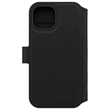 iPhone 15 CARE by PanzerGlass Feature Tango 2in1 Wallet MagSafe dėklas - juodas 2