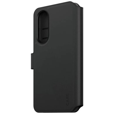 Samsung Galaxy S25 Edge dėklas CARE by PanzerGlass Feature Tango 2in1 Wallet Qi – juodas 3