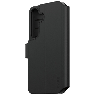 CARE by PanzerGlass Feature Piniginės tipo su atrama Dėklas skirtas Samsung Galaxy S25 - Juodas 2