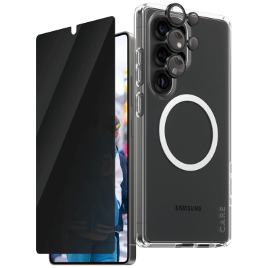 CARE by PanzerGlass Flagship 3in1 Dėklas + Privacy Glass + Lens skirtas Samsung Galaxy S25 Ultra 1