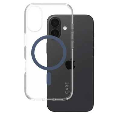 iPhone 16 – CARE by PanzerGlass Flagship dėklas 6.1" - Mėlynas/Mėlynas MagSafe 1365 1