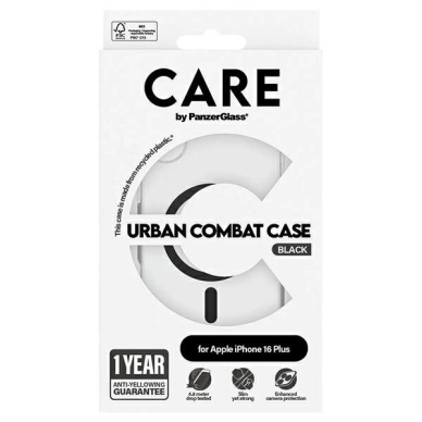 iPhone 16 Plus – CARE by PanzerGlass Flagship dėklas 6.7" - Juodas/Juodas MagSafe 1347 3