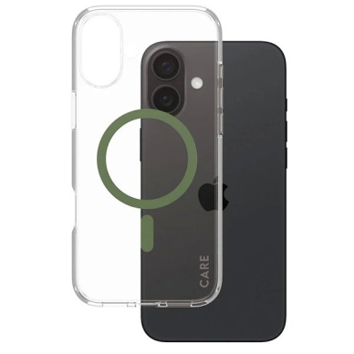 iPhone 16 Plus – CARE by PanzerGlass Flagship dėklas 6.7" - Žalias/Žalias MagSafe 1371 1