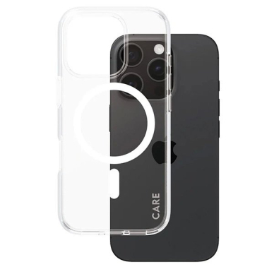 iPhone 16 Pro CARE by PanzerGlass Flagship dėklas 6.3" juodas/juodas MagSafe 1346 1