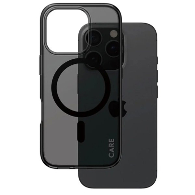 iPhone 16 Pro – CARE by PanzerGlass Flagship dėklas 6.3" - Pilkšvas/Pilkšvas MagSafe 1350 1