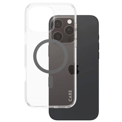 iPhone 16 Pro Max – CARE by PanzerGlass Flagship dėklas 6.9" - Juodas/Juodas MagSafe 1348 1
