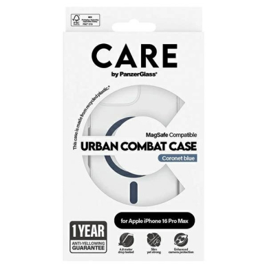 iPhone 16 Pro Max – CARE by PanzerGlass Flagship dėklas 6.9" - Mėlynas/Mėlynas MagSafe 1368 3