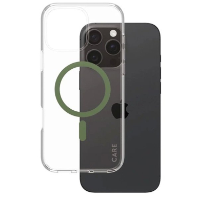 iPhone 16 Pro Max – CARE by PanzerGlass Flagship dėklas 6.9" - Žalias/Žalias MagSafe 1372 1