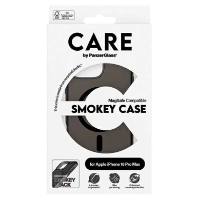 iPhone 16 Pro Max – CARE by PanzerGlass Flagship dėklas 6.9" - Dūminis MagSafe 1352 3