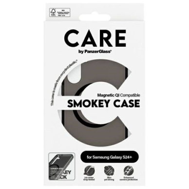 Samsung Galaxy S24+ CARE by PanzerGlass Flagship QI dėklas - juodas 3