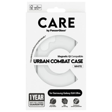 Samsung Galaxy S24 Ultra CARE by PanzerGlass Flagship QI dėklas - permatomas 3