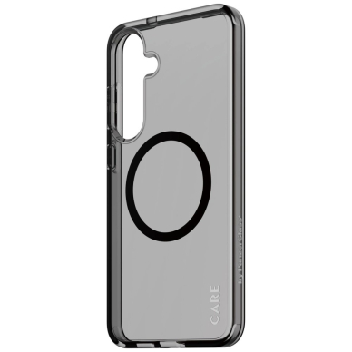 CARE by PanzerGlass Flagship Urban Combat Juodas QI Dėklas skirtas Samsung Galaxy S25+ - Semi-Permatomas Smoke 2 CARE by PanzerGlass Flagship Urban Combat Juodas QI Dėklas skirtas Samsung Galaxy S25+ - Semi-Permatomas Smoke 2