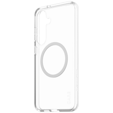 CARE by PanzerGlass Flagship Urban Combat Baltas QI Dėklas skirtas Samsung Galaxy S25+ - Permatomas 2