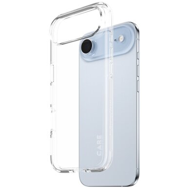 iPhone Air dėklas CARE by PanzerGlass Flagship Urban Explorer su skaidriu rėmeliu – skaidrus 1