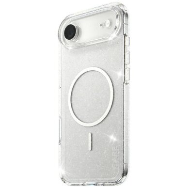 iPhone Air dėklas CARE by PanzerGlass Flagship Urban Explorer, MagSafe – skaidrus su blizgučiais 1