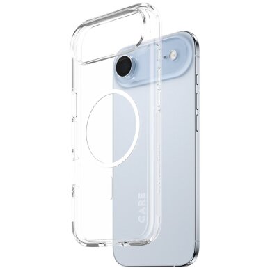 iPhone Air dėklas CARE by PanzerGlass Flagship Urban Explorer, White MagSafe – skaidrus 1