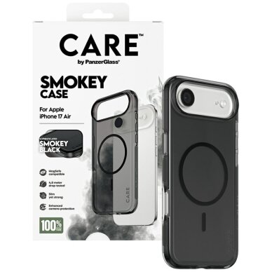 iPhone Air dėklas CARE by PanzerGlass Flagship Urban Explorer, MagSafe – juodas 3