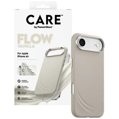 iPhone Air CARE by PanzerGlass FLOW MagSafe dėklas – smėlinis 3 iPhone Air CARE by PanzerGlass FLOW MagSafe dėklas – smėlinis 3