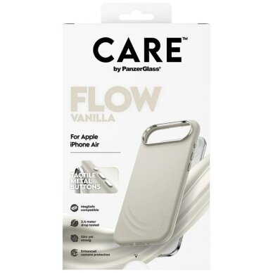 iPhone Air CARE by PanzerGlass FLOW MagSafe dėklas – smėlinis 4