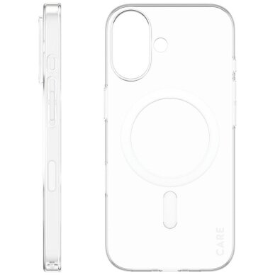iPhone 17 CARE by PanzerGlass SL1M MagSafe dėklas – skaidrus 1 iPhone 17 CARE by PanzerGlass SL1M MagSafe dėklas – skaidrus 1