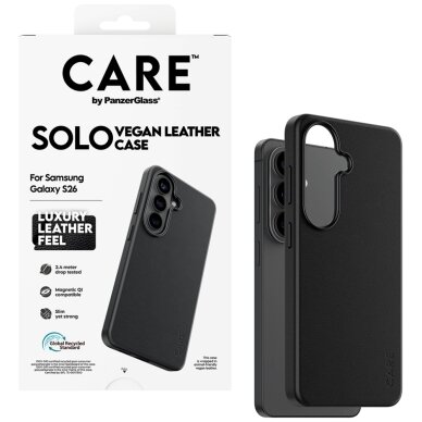 Samsung Galaxy S26 CARE by PanzerGlass Solo dėklas – juodas 3