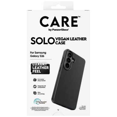 Samsung Galaxy S26 CARE by PanzerGlass Solo dėklas – juodas 5