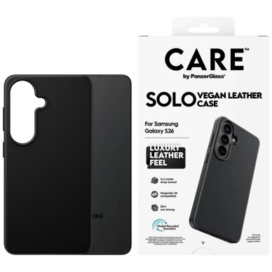 Samsung Galaxy S26 CARE by PanzerGlass Solo dėklas – juodas