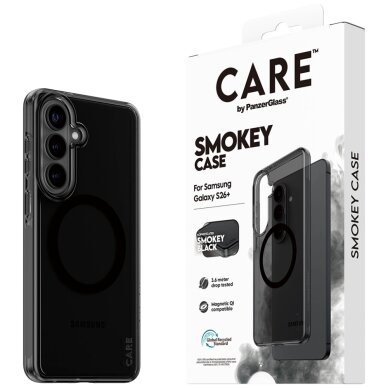Samsung Galaxy S26+ CARE by PanzerGlass Urban Explorer Smokey Qi dėklas – juodas 4