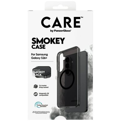 Samsung Galaxy S26+ CARE by PanzerGlass Urban Explorer Smokey Qi dėklas – juodas 5