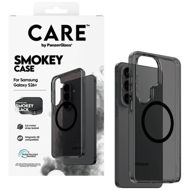 Samsung Galaxy S26+ CARE by PanzerGlass Urban Explorer Smokey Qi dėklas – juodas 3