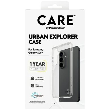 Samsung Galaxy S26+ CARE by PanzerGlass Urban Explorer dėklas – skaidrus 5 Samsung Galaxy S26+ CARE by PanzerGlass Urban Explorer dėklas – skaidrus 5