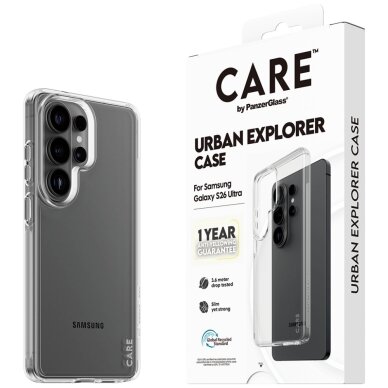 Samsung Galaxy S26 Ultra CARE by PanzerGlass Urban Explorer dėklas – skaidrus 4 Samsung Galaxy S26 Ultra CARE by PanzerGlass Urban Explorer dėklas – skaidrus 4