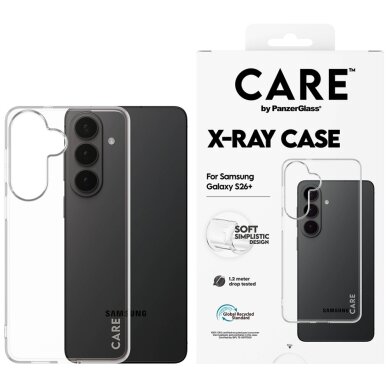 Samsung Galaxy S26+ CARE by PanzerGlass X-Ray dėklas – skaidrus