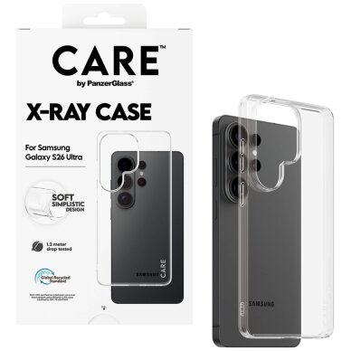 Samsung Galaxy S26 Ultra CARE by PanzerGlass X-Ray dėklas – skaidrus 3