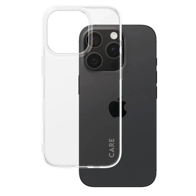iPhone 16 Pro – CARE by PanzerGlass X-Ray Soft Basic dėklas 6.3" - Skaidrus 1442 1