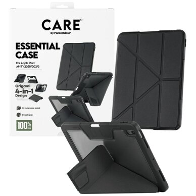 iPad Air 11" 2025 (7 kartos) / iPad Air 11" 2024 (6 kartos) Care by PanzerGlass Y Fold dėklas – juodas 3