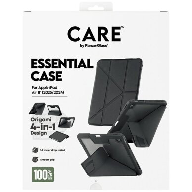 iPad Air 11" 2025 (7 kartos) / iPad Air 11" 2024 (6 kartos) Care by PanzerGlass Y Fold dėklas – juodas 4 iPad Air 11" 2025 (7 kartos) / iPad Air 11" 2024 (6 kartos) Care by PanzerGlass Y Fold dėklas – juodas 4