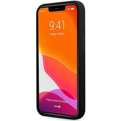Dėklas BMW Silicone Signature Logo BMHCP13LSLBLBK iPhone 13 Pro / 13 Juodas 4