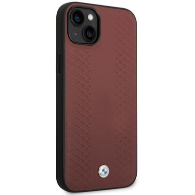 Dėklas BMW Leather Diamond Pattern BMHCP14S22RFGR iPhone 14 Bordo 3 Dėklas BMW Leather Diamond Pattern BMHCP14S22RFGR iPhone 14 Bordo 3