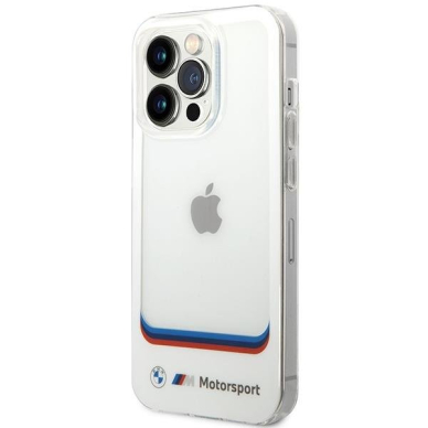 Dėklas BMW Transparent Center BMHCP14X22HMCH iPhone 14 Pro Max Baltas 1